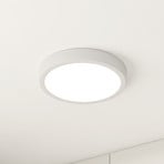 LED-taklampe Fueva 5 IP44 3000K hvit Ø21cm