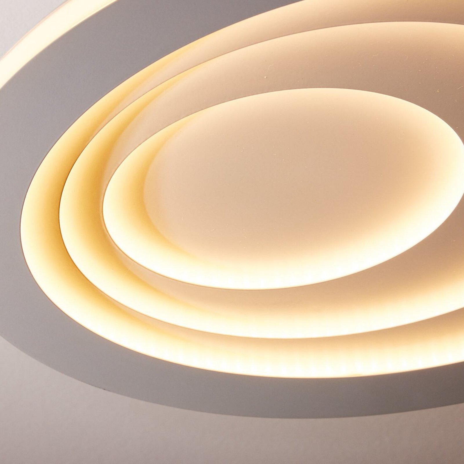 OSRAM LED-Deckenleuchte ORBIS SPIRAL OVAL, Ø 36 cm weiß 27 W
