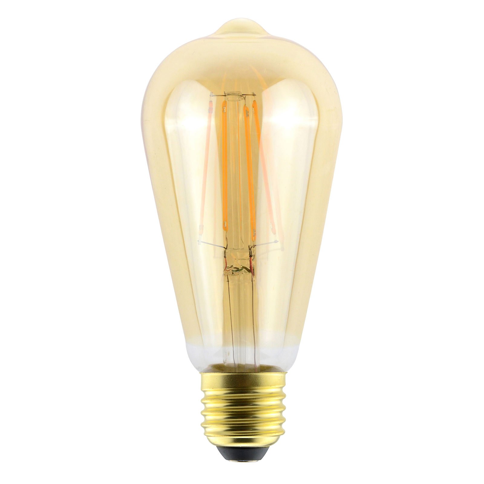LED lempa E27 ToLEDo RT ST64 6W 825 aukso spalvos, reguliuojamas
