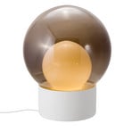 pulpo table lamp Boule Medium, smoky grey/opal/white, glass