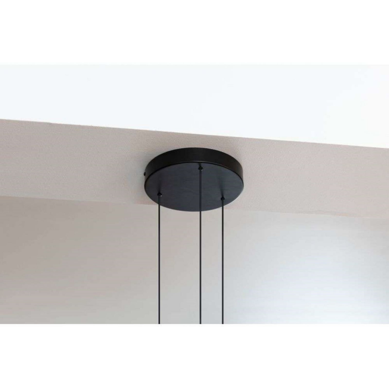 Rosette Mini Cluster 3 Baldakin G4 Black UMAGE - Metal billede