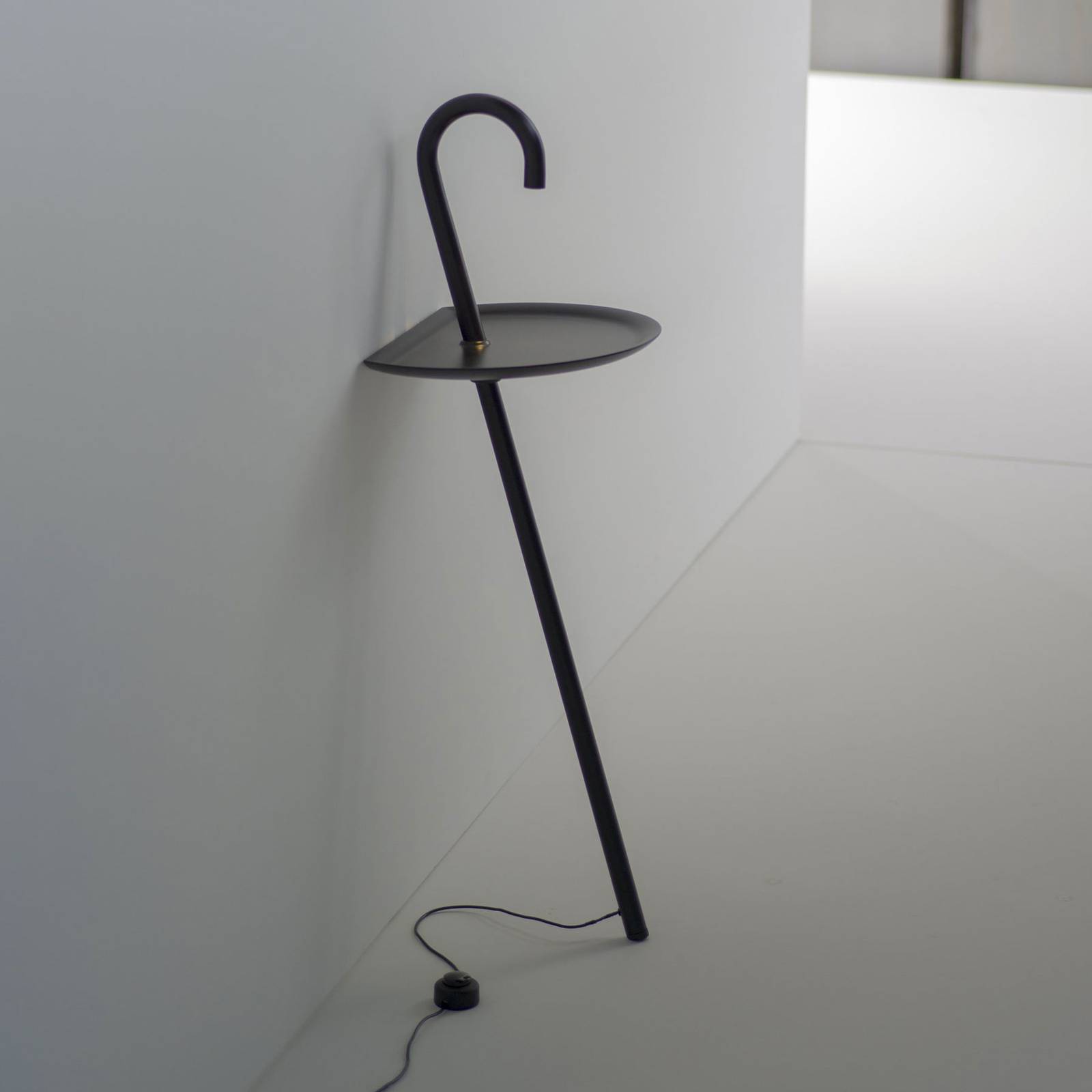 Martinelli Luce Clochard lampe designer LED noire
