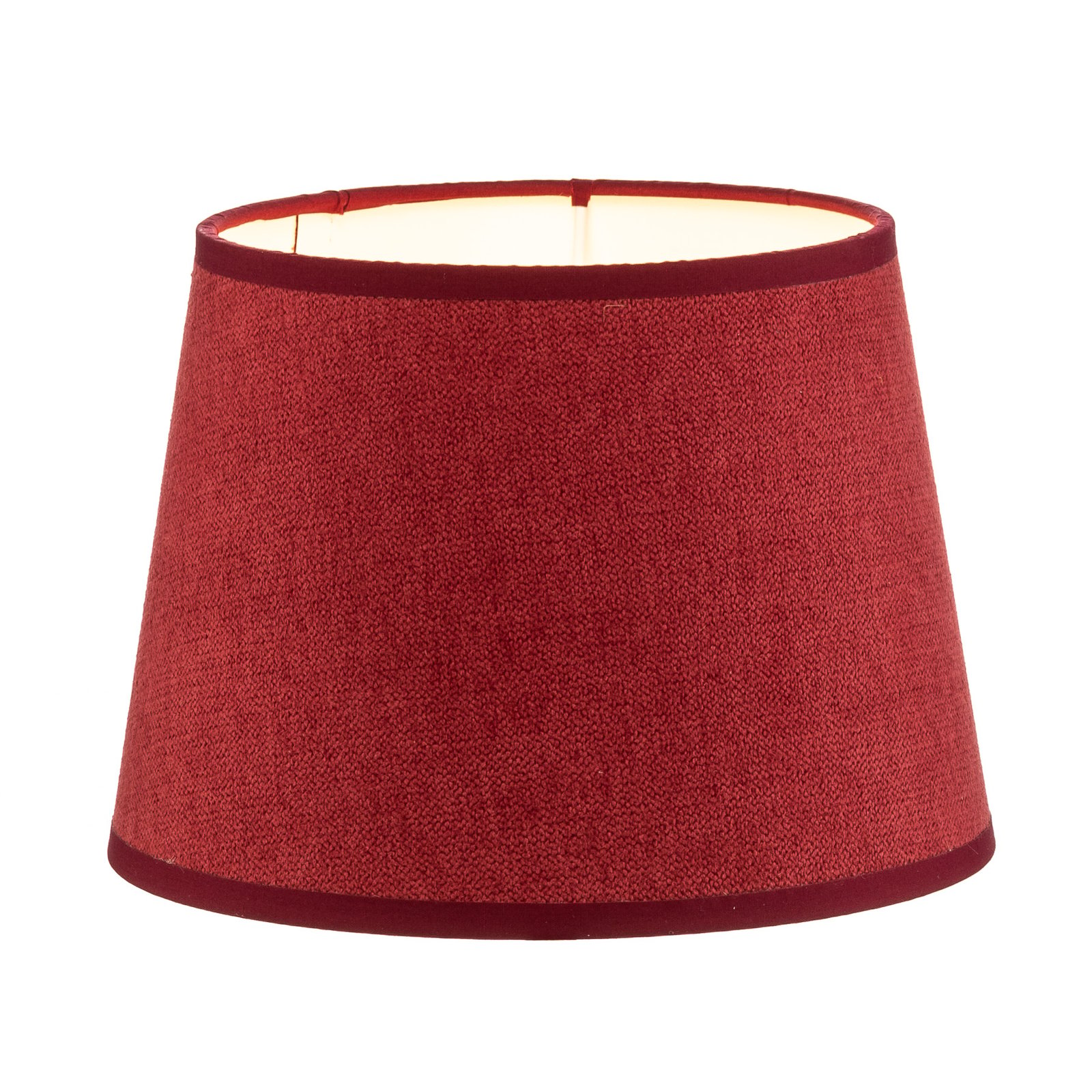 Classic S lampshade, woven, red