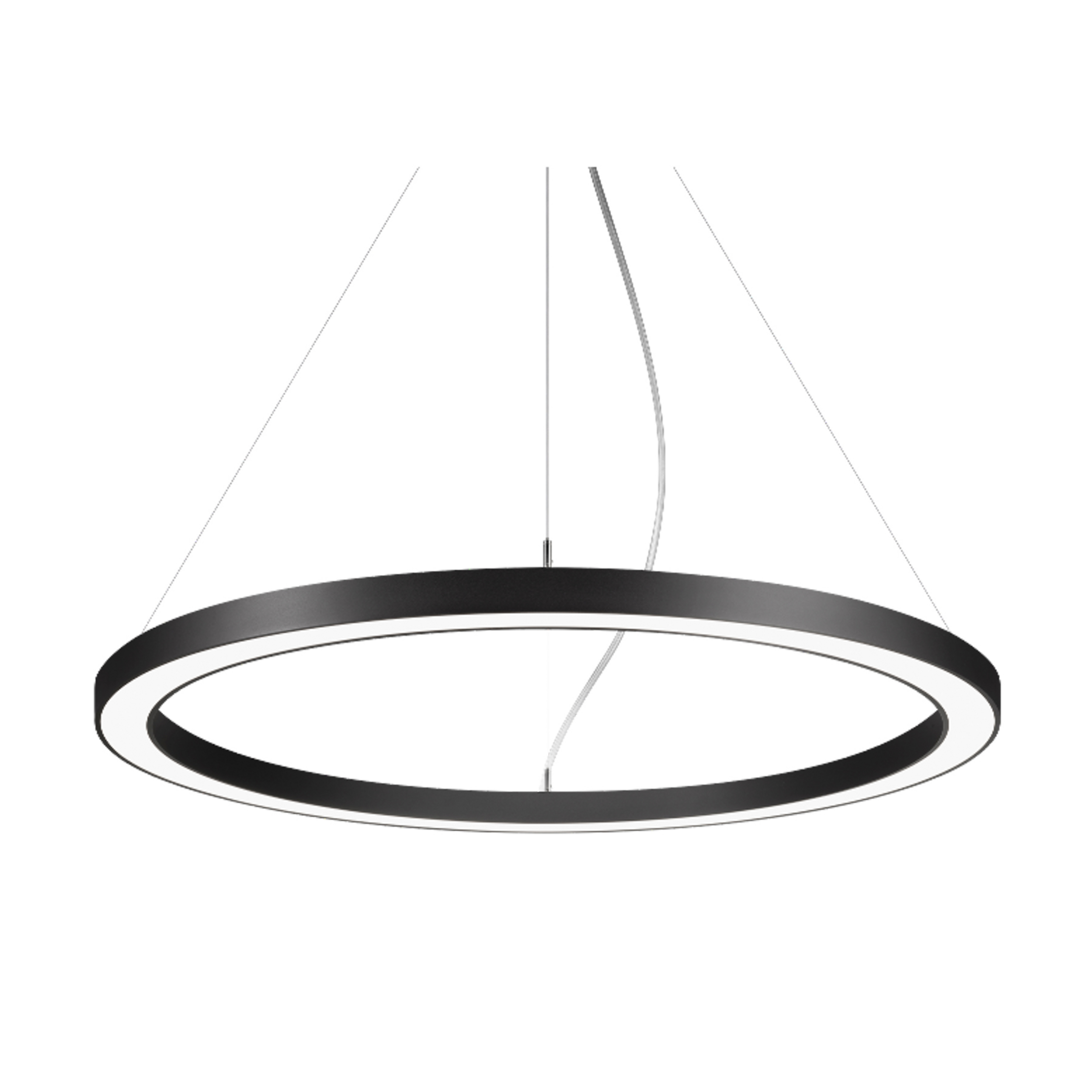 BRUMBERG Biro Circle Ring5 Ø 45 cm ylös/alas CA musta 4000 K