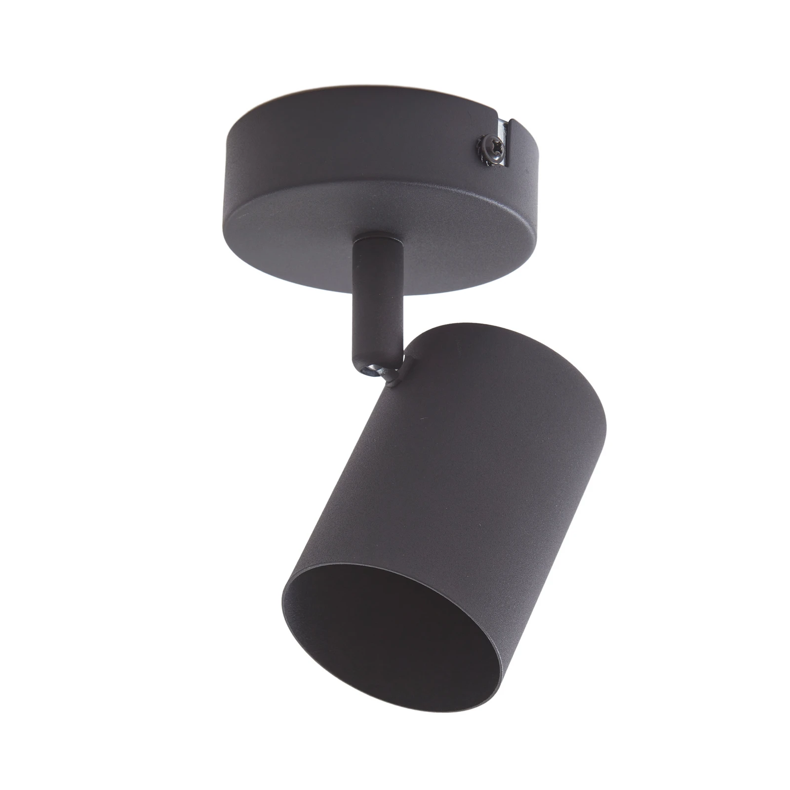 Lindby downlight de techo Jorell, negro, 13 cm, 1 luz, GU10