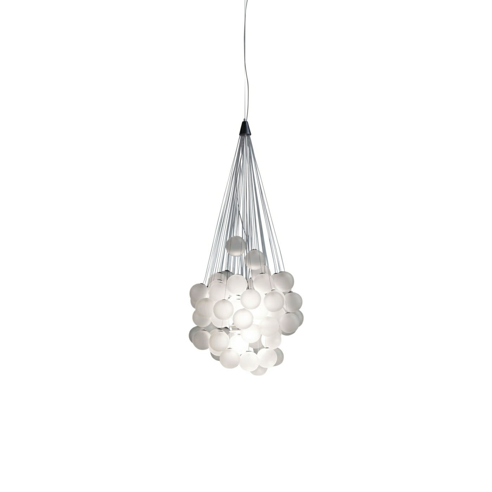 Stochastic 48 Taklampa 2700K Opal Vit Luceplan - Vardagsrum - Glas