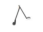 String W2 Aplique de Pared DTW Matt Black/Orange - Rotaliana