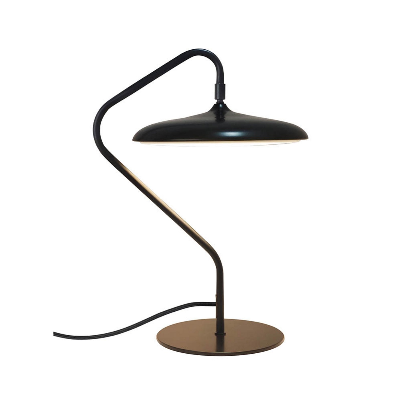 LED επιτραπέζια λάμπα Artist, μαύρη, ύψος 41 cm, μέταλλο