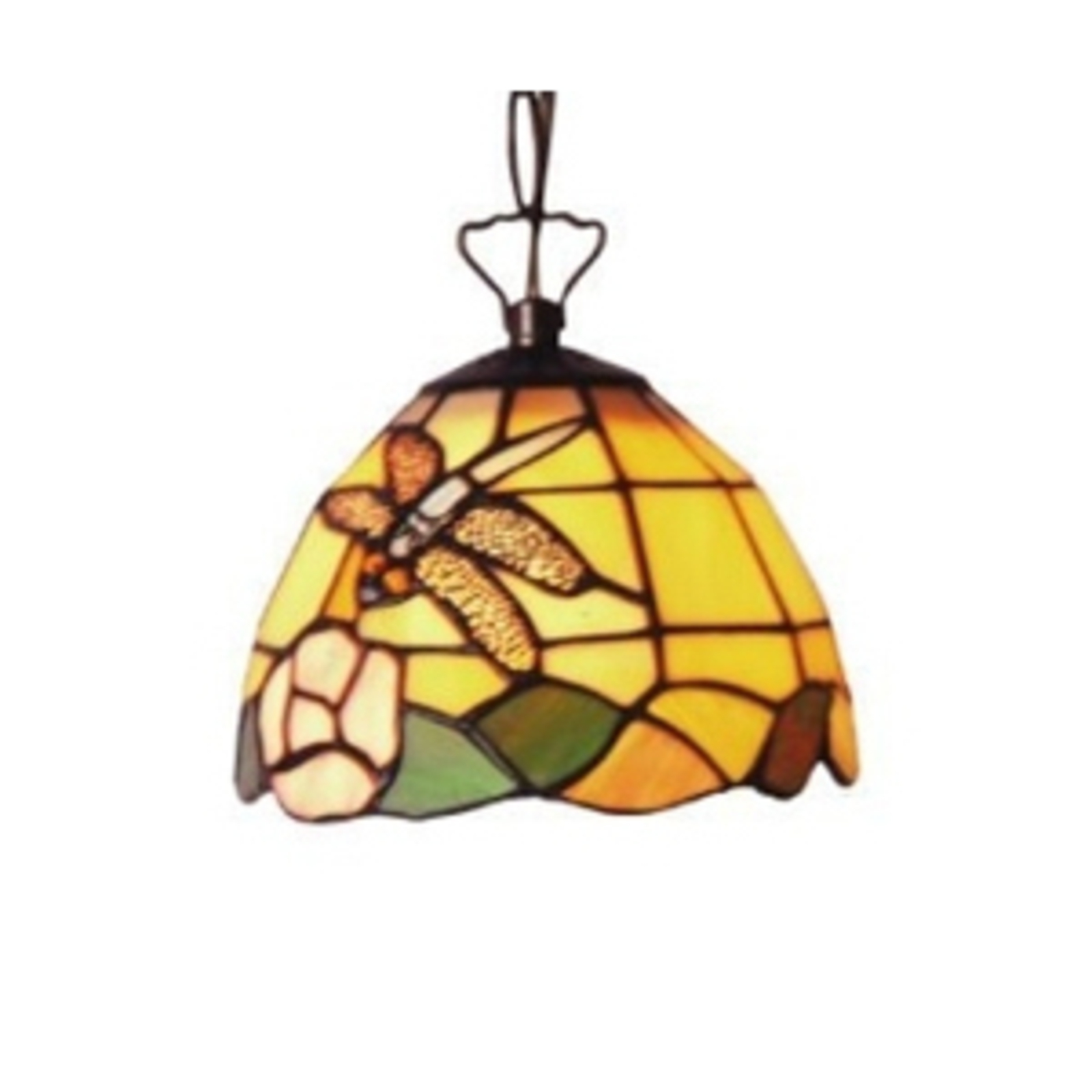 Dekorativna viseča svetilka v slogu Tiffany LIBELLE