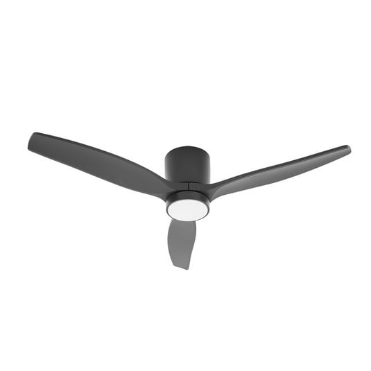 Sorin LED vanjski stropni ventilator crne boje - Lucande