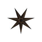 Sterntaler žametna papirnata zvezda, Ø 75 cm črna