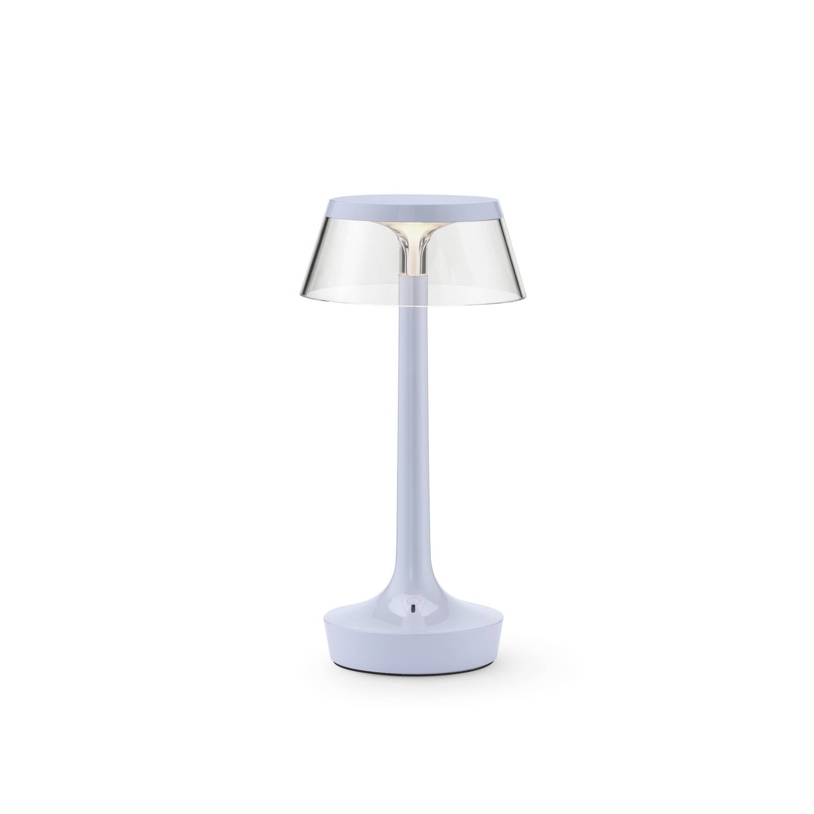 Flos LED-Akku-Tischleuchte Bon jour unplugged, hellblau