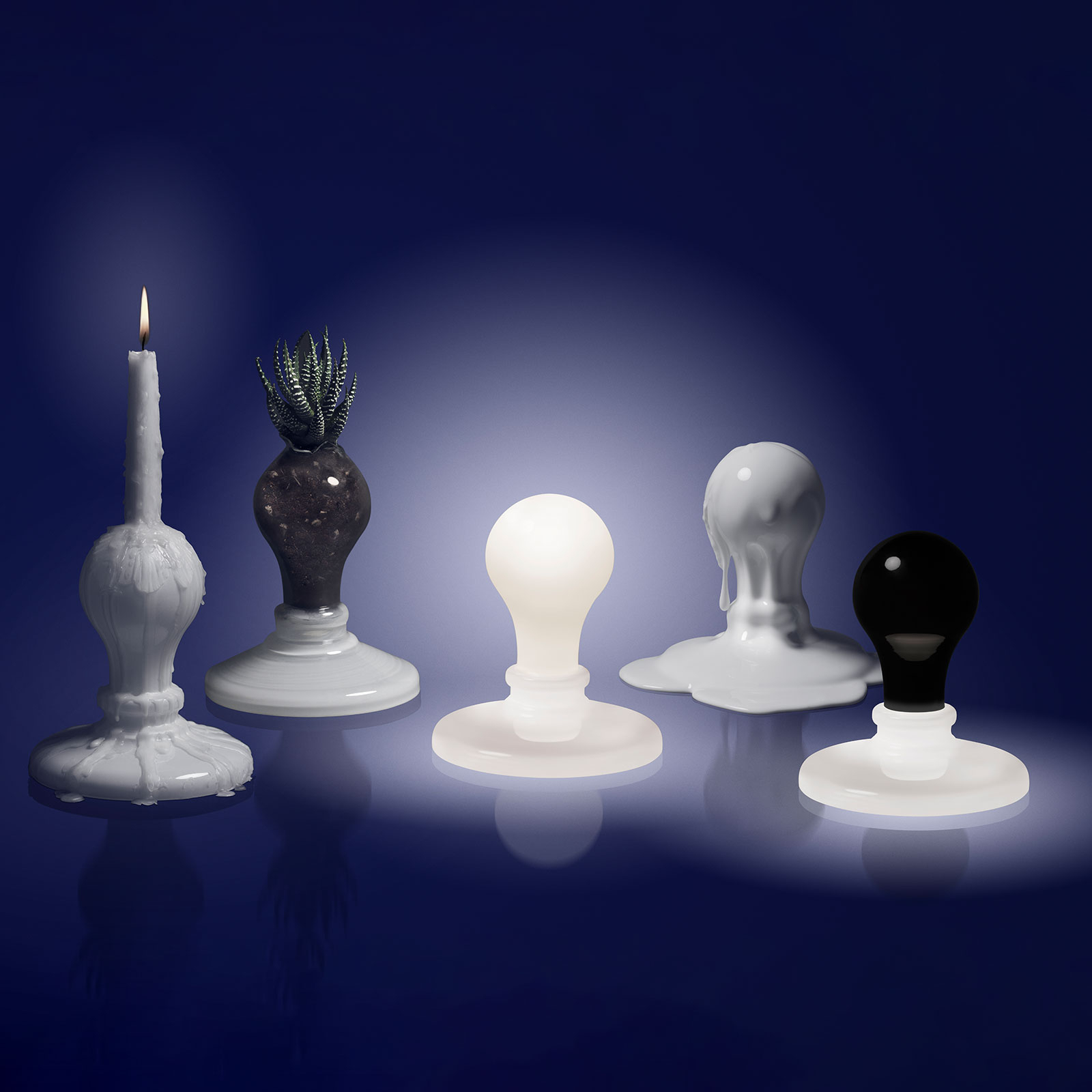 Foscarini Black Light LED asztali lámpa