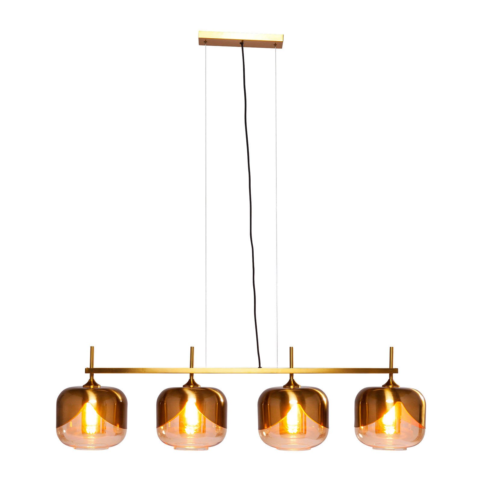 KARE Golden Goblet Quattro-riippuvalo 4-lamppuinen