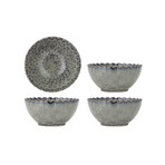 Katrina, coupelles, grises, lot de 4, 8 cm, céramique - Bloomingville