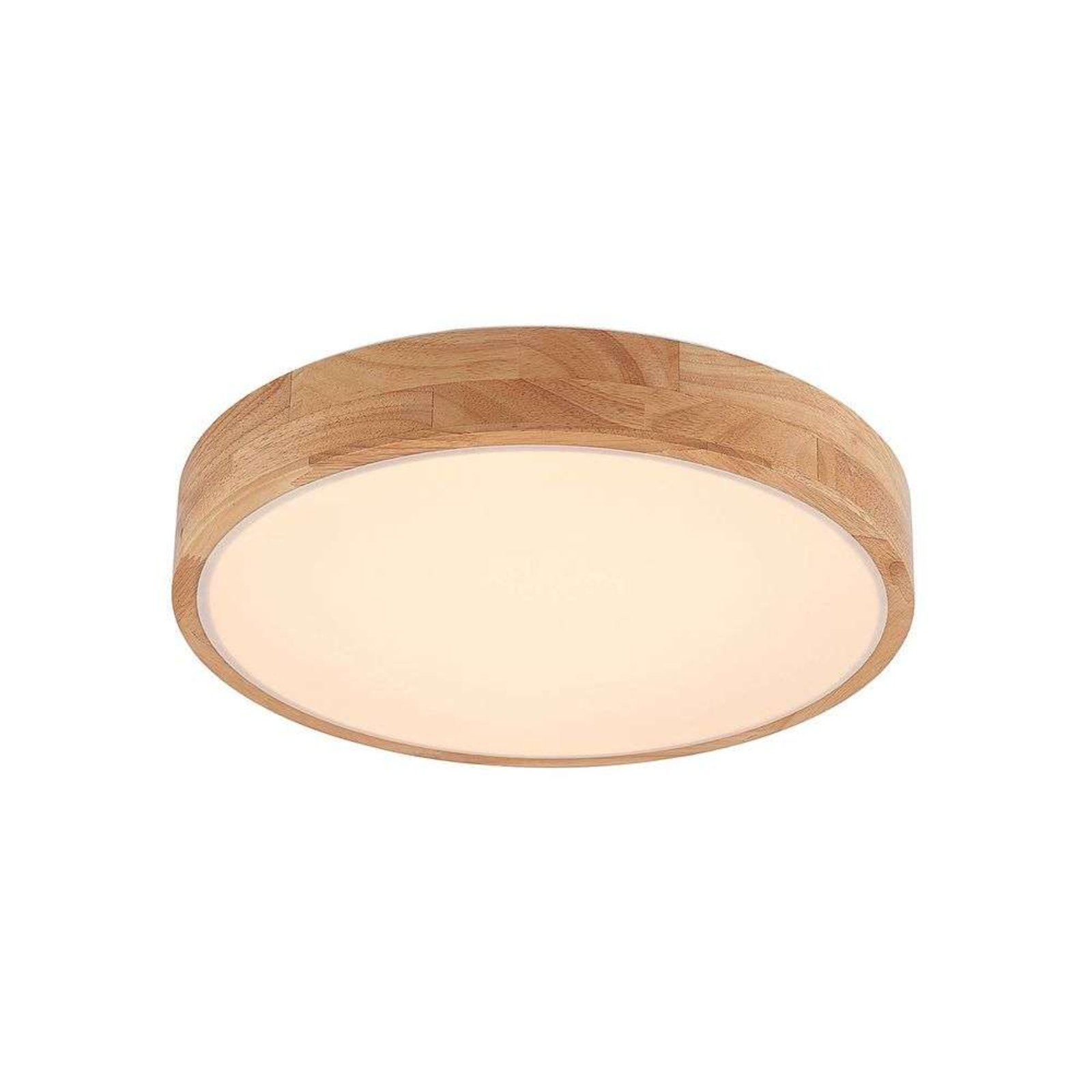 Milada Ceiling Lamp Wood/White - Lindby