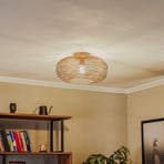 Lindby griestu lampa Kaviya, vara, Ø 40 cm, dzelzs, E27