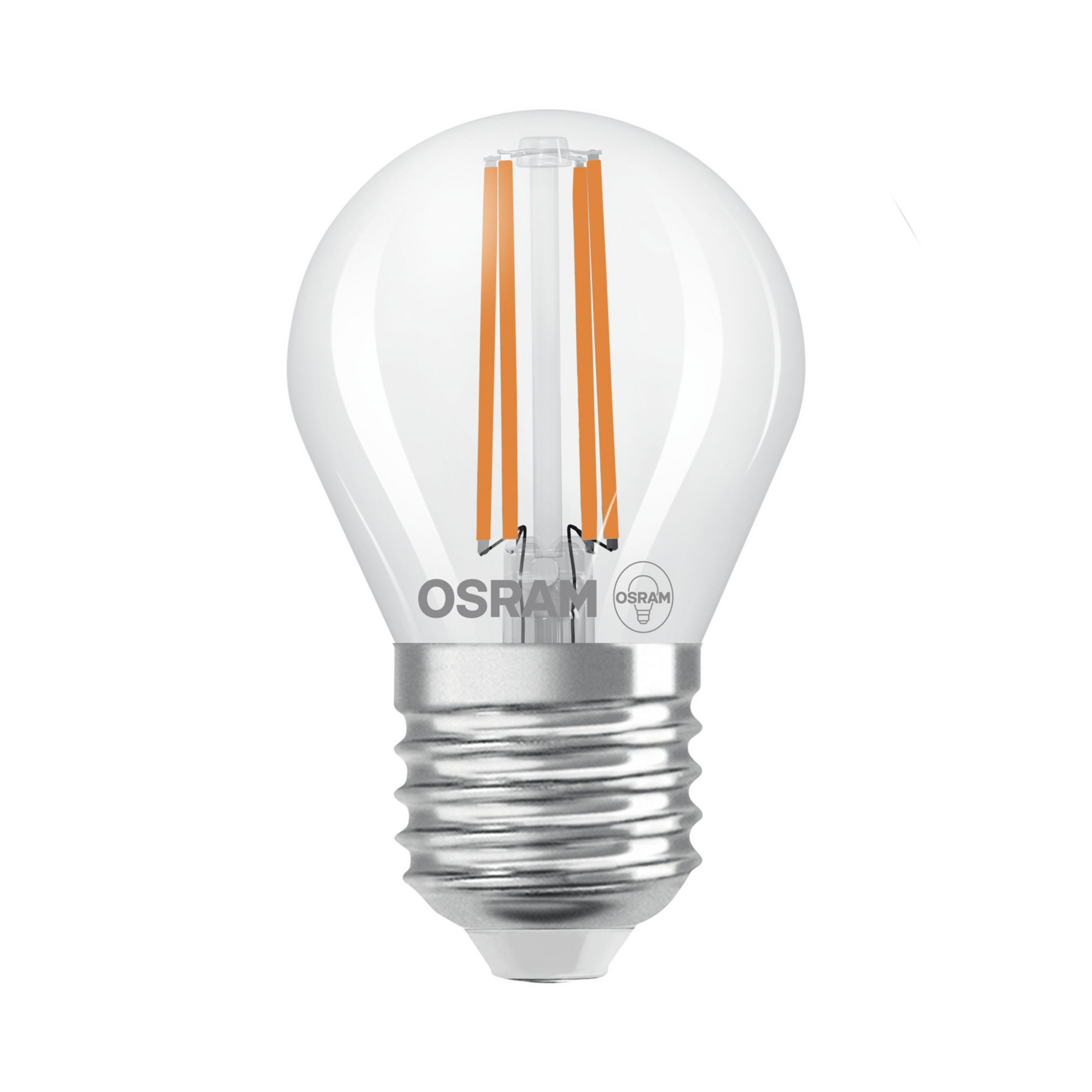 OSRAM LED lemputė su lašeliu E27 3,8W 2700K 806lm