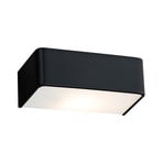 Wandlamp Rauma, zwart, breedte 20 cm