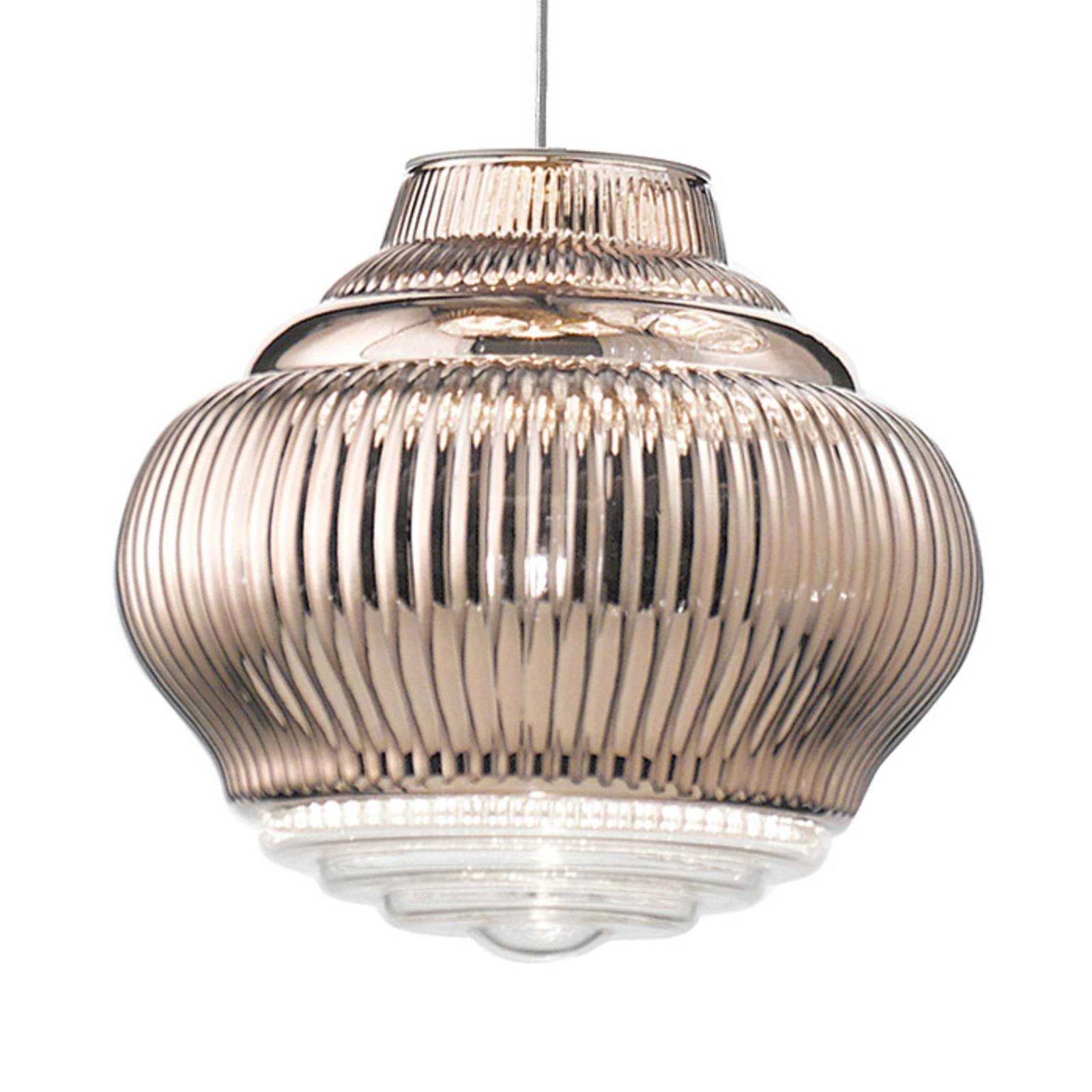 AILATI Pendellampe Bonnie 130 cm roségold metallic