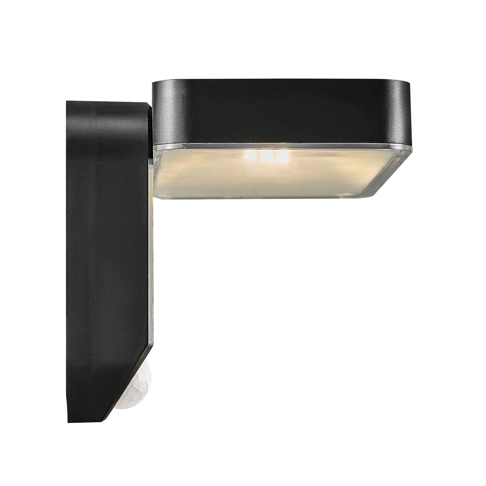 Rica Square LED Solar Aplique de Pared Black - Nordlux