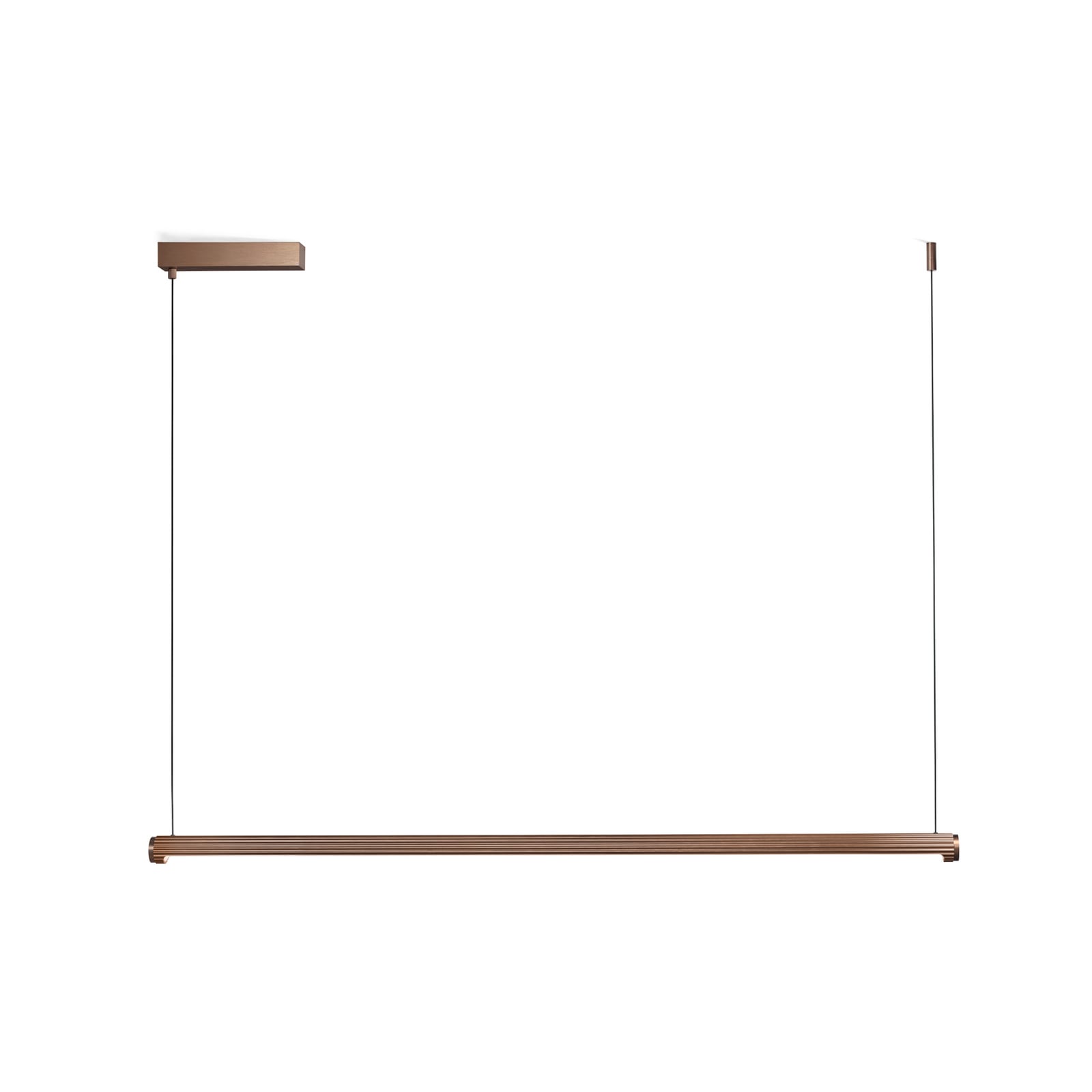 Velvet S1400 Switch LED pendant light, rose gold - LIGHT-POINT