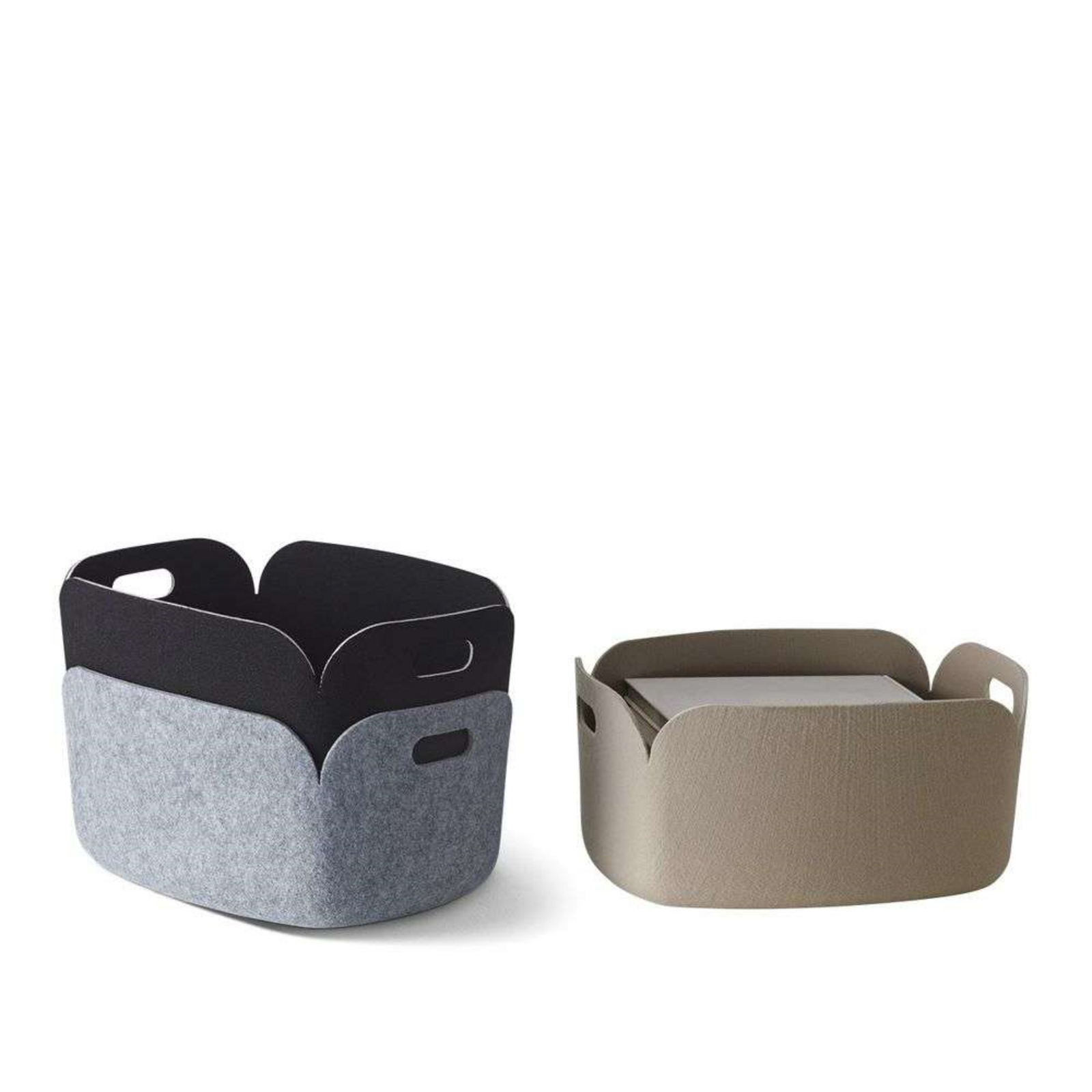 Restore Basket Grey Melange - Muuto