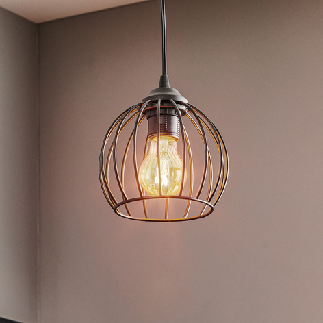 Suspension Cumera avec abat-jour cage, Ø 16 cm