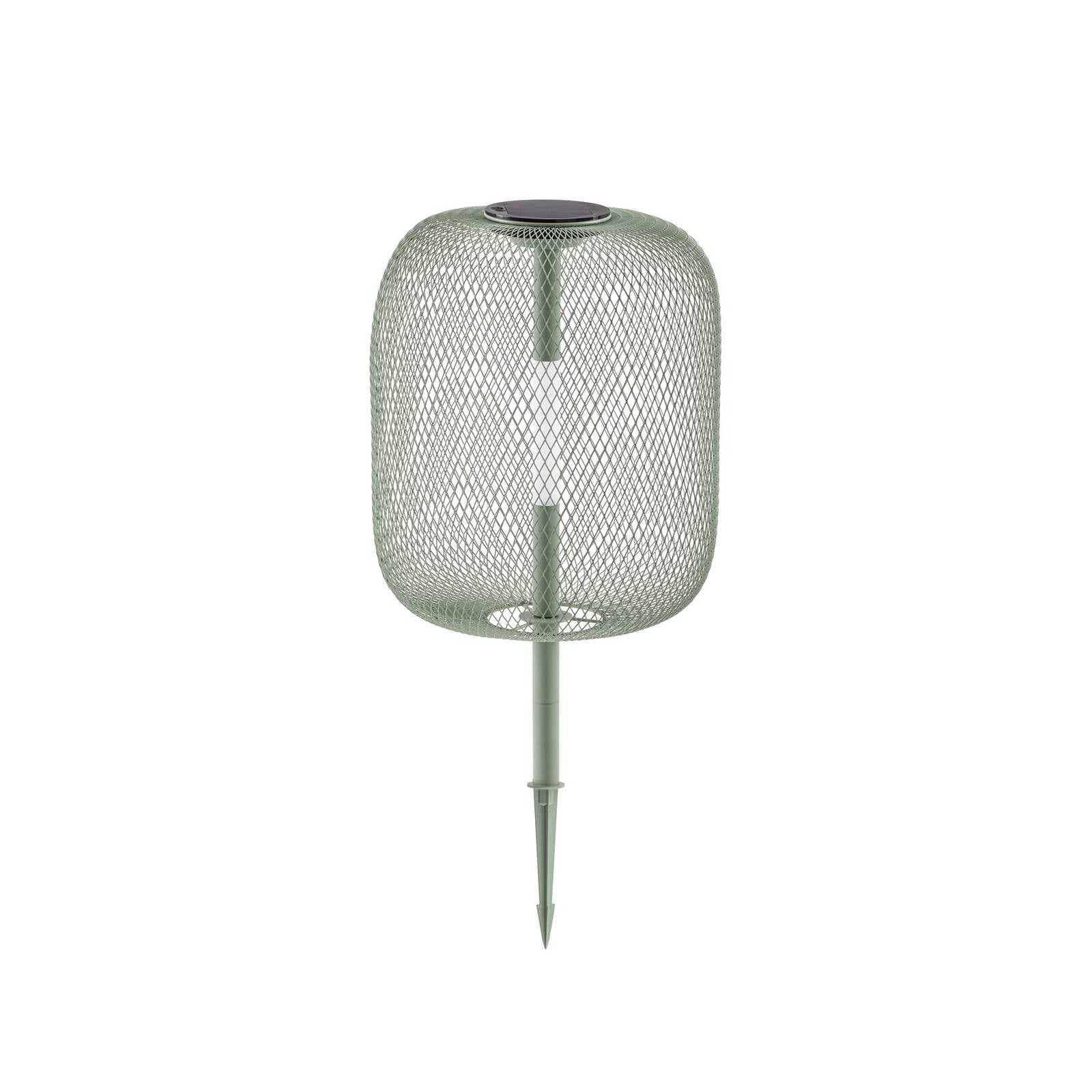 Lucande LED-Solarerdspießleuchte Faylen, salbeigrün, IP65