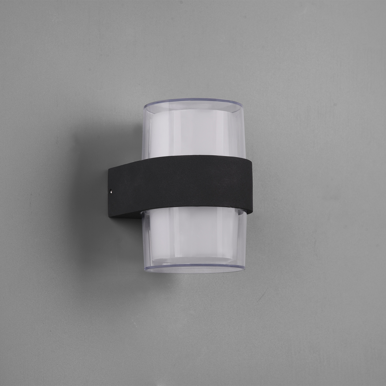 Molina LED āra sienas lampas, apaļas, antracīts