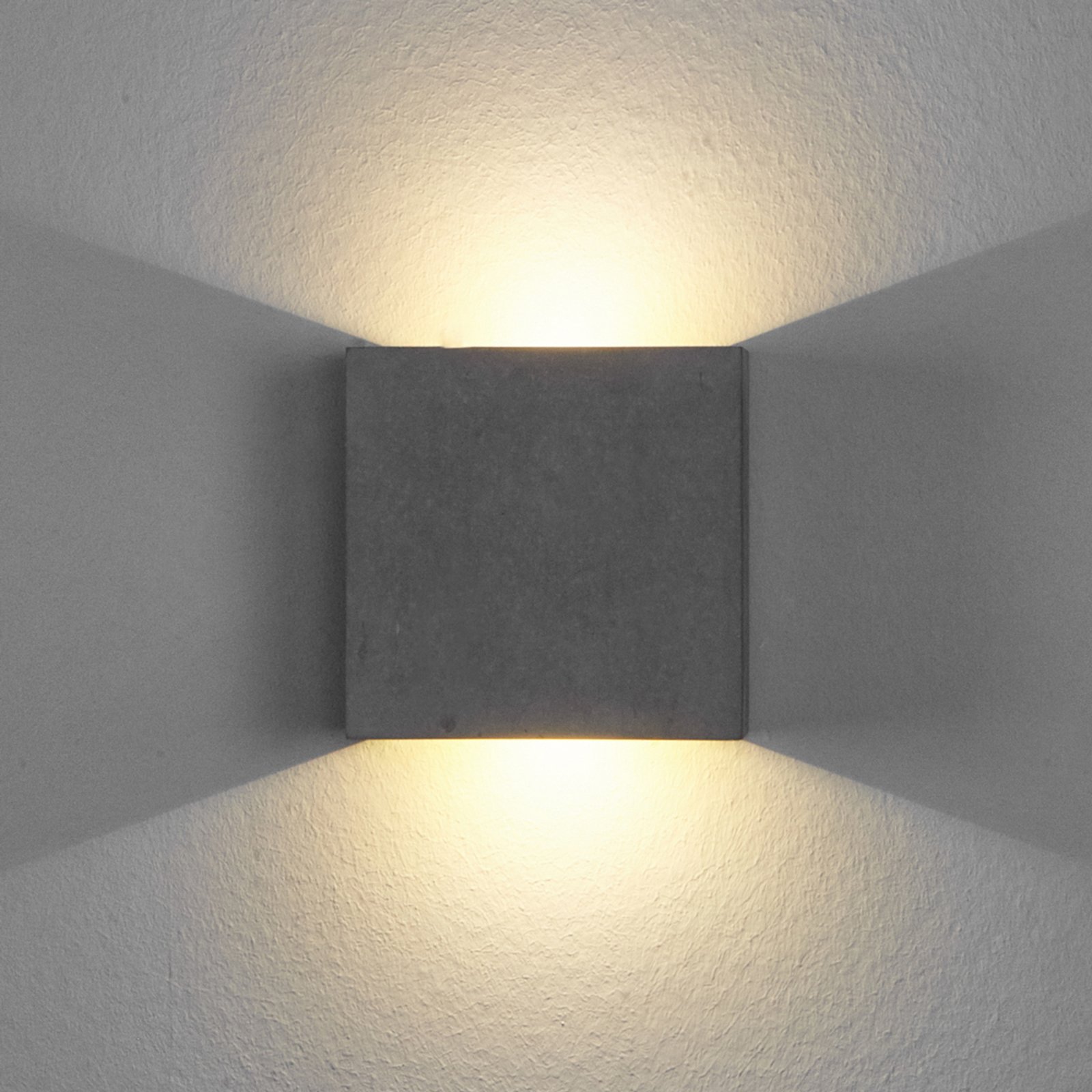 Yva LED Aplică de Perete Concrete - Lindby