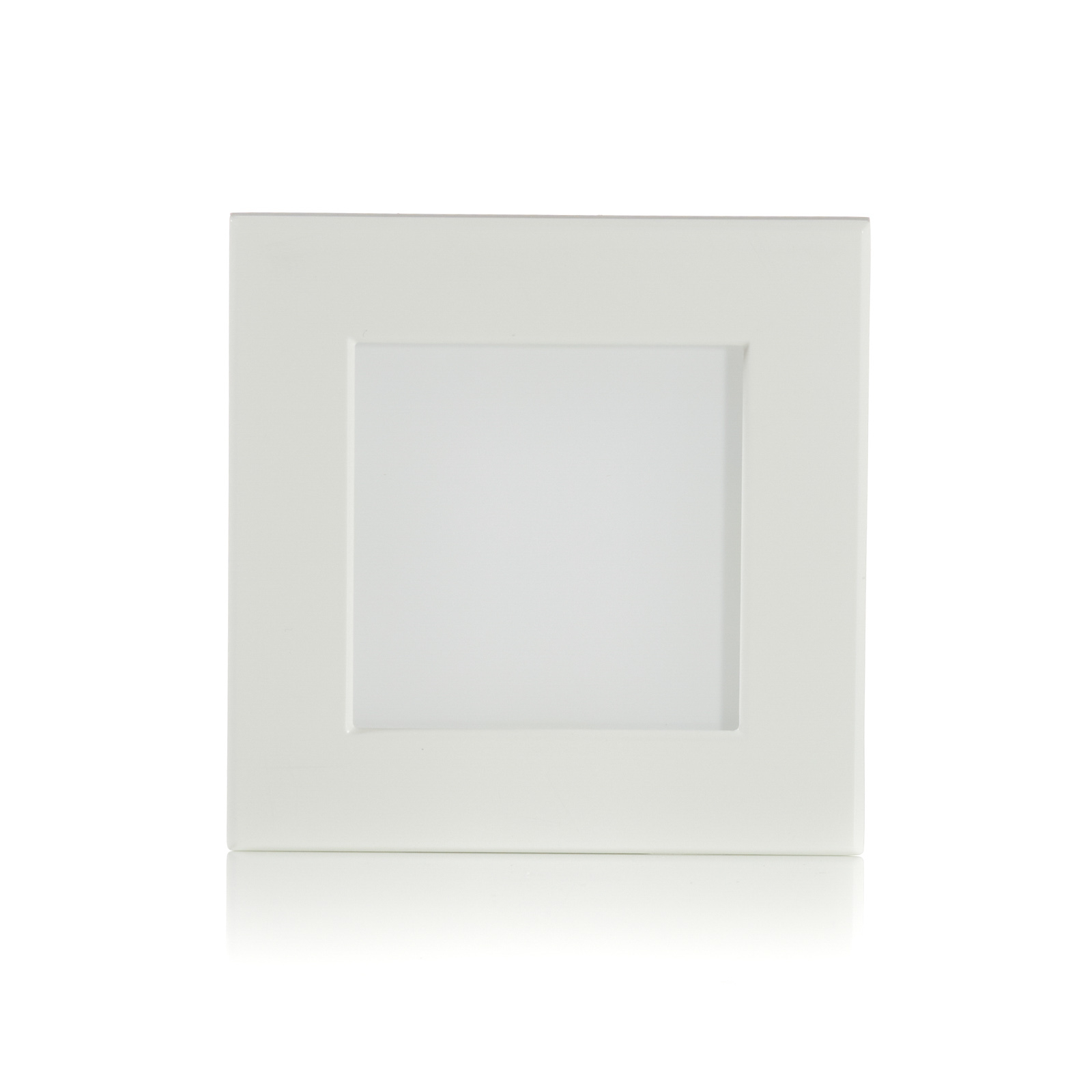 BEGA Accenta wall lamp angular frame white 160 lm
