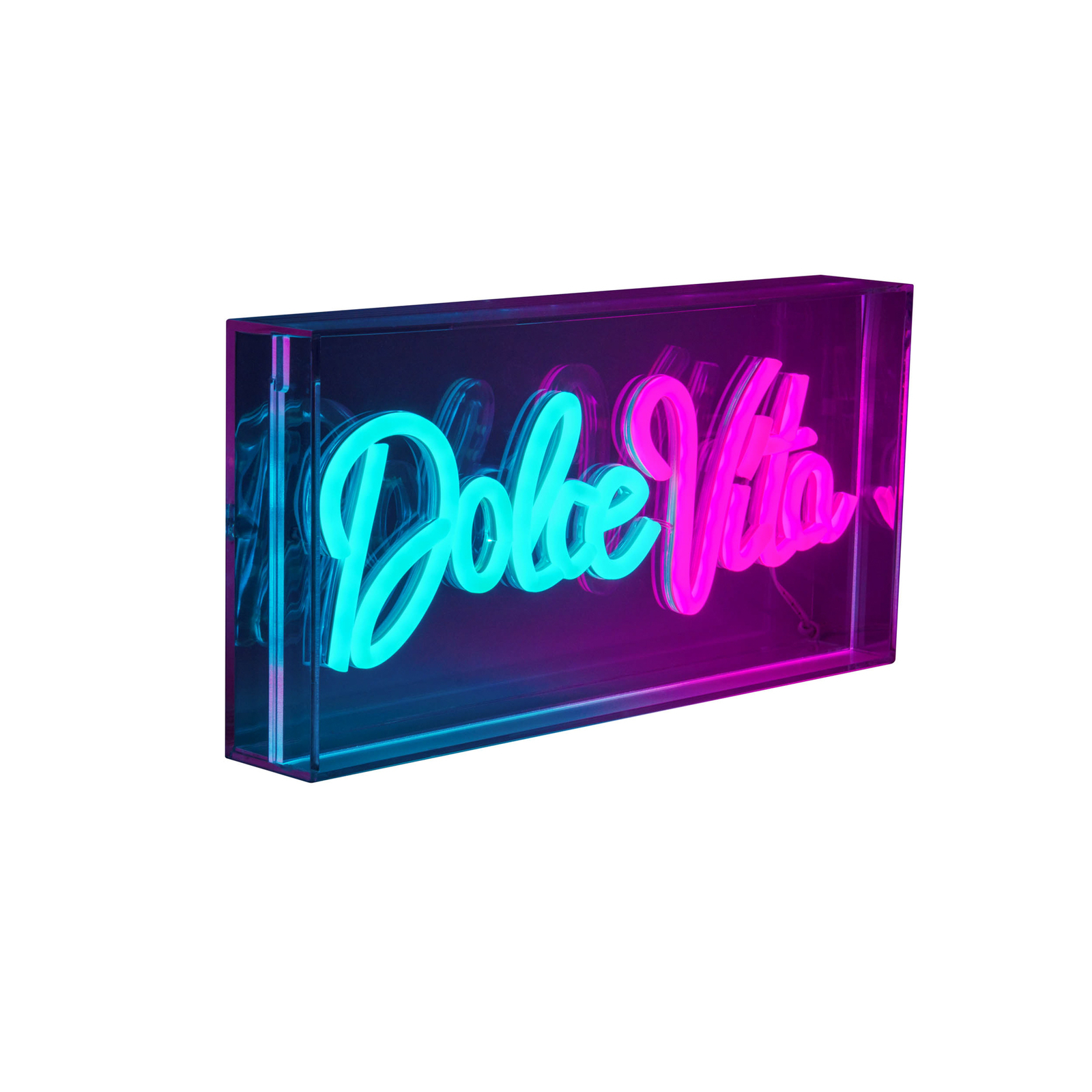 Aplică de perete cu LED Dolce Vita, transparentă, 30x15 cm, plastic USB RGB