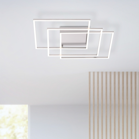 Plafonnier LED Q-Inigo compatible Smart-Home 60 cm