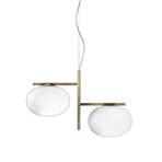 Alba Lustră Pendul Double Brass/Opal - Oluce