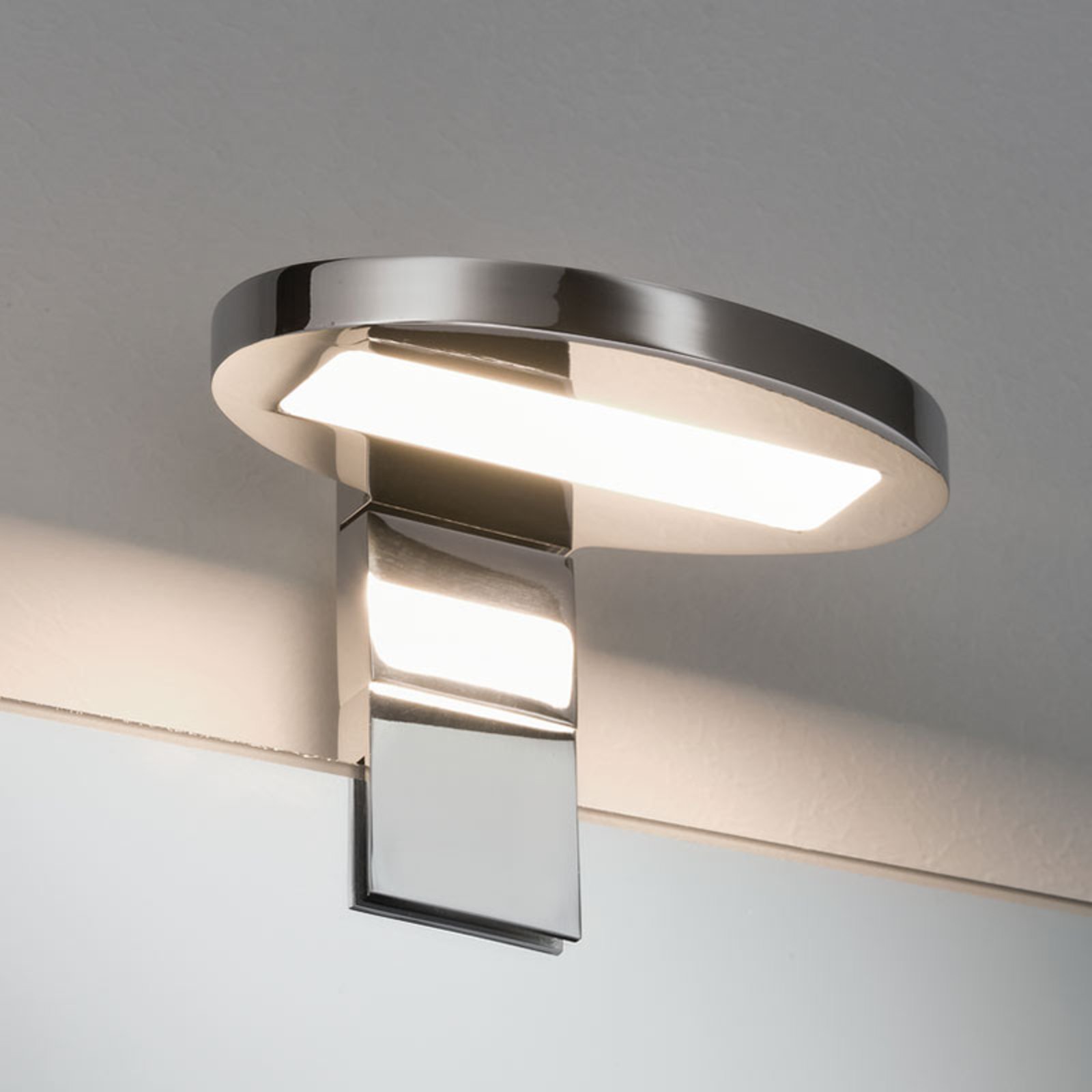Paulmann Galeria Oval LED mirror light, for Bathroom, metal, 3.2 W, energy efficiency: A+, W: 10 cm, H: 3 cm