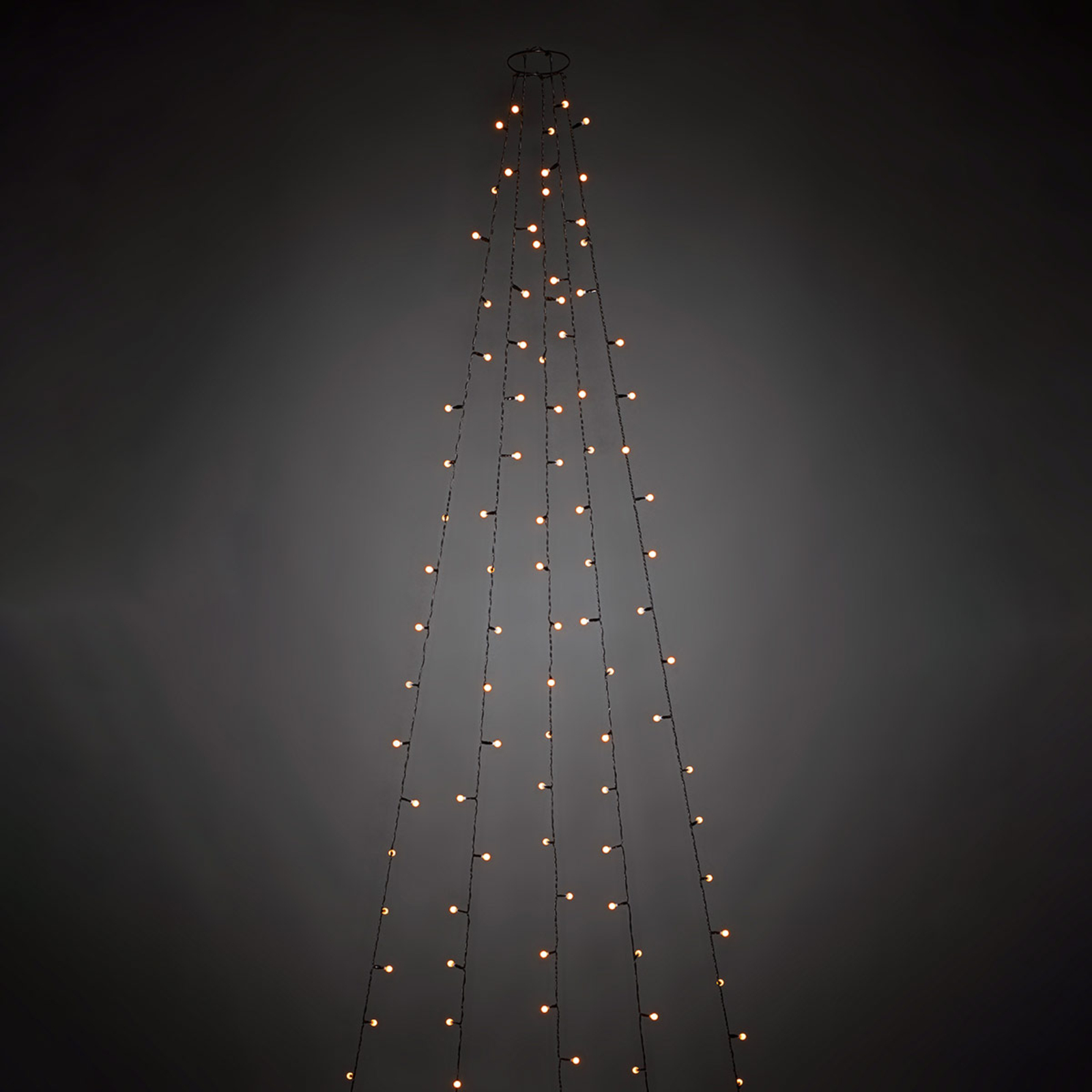 Manteau d’arbre LED à globes prémontés 200 lampes