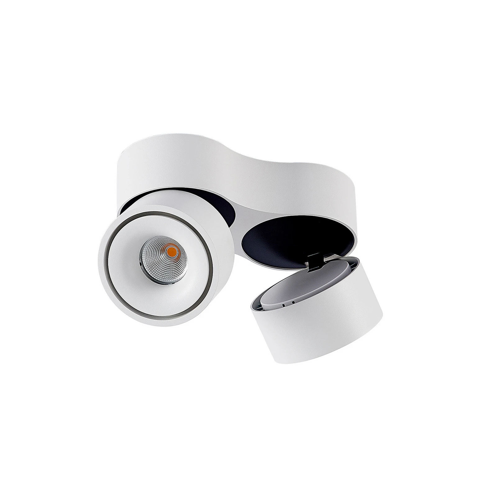 Arcchio Spot LED pentru tavan Rotari, alb, 2 becuri, 2270lm