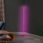 LEDVANCE SMART+ WiFi Floor Rohová stojací lampa, bílá, 140 cm