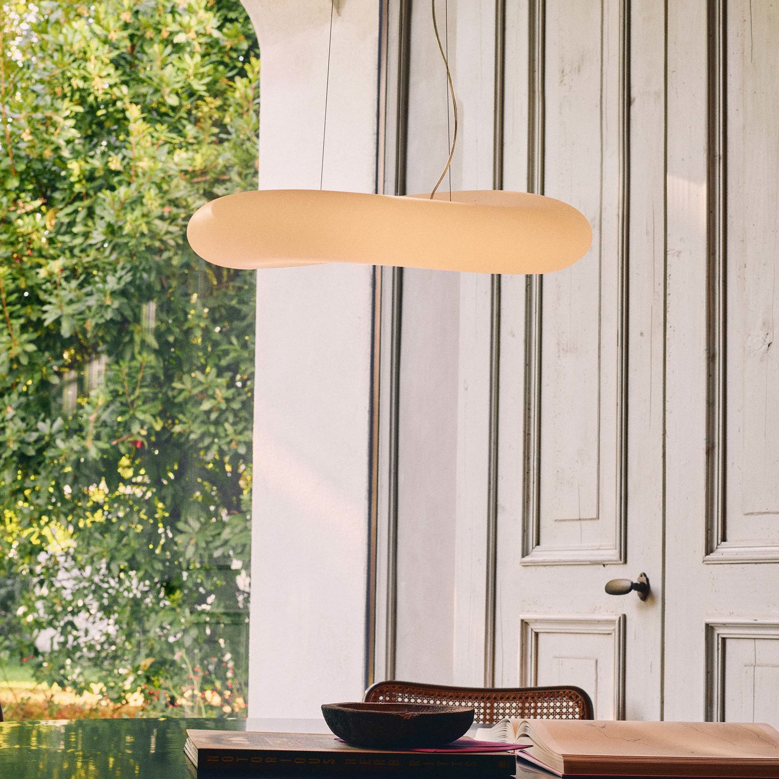 Mr. Magoo LED pendant light, DALI, 76 cm - Stilnovo