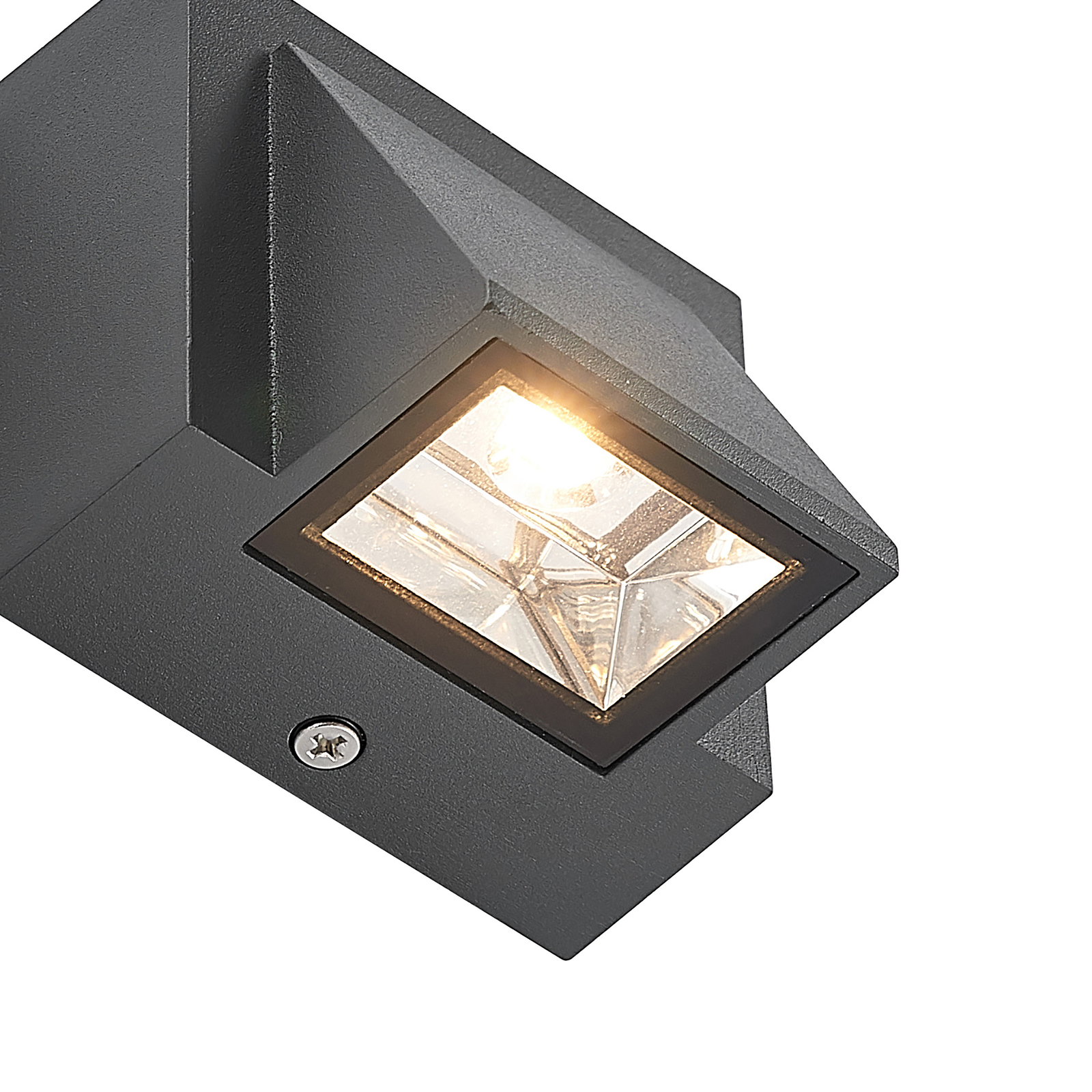 ELC Taloma LED-utomhusvägglampa, 1 lampa antracit