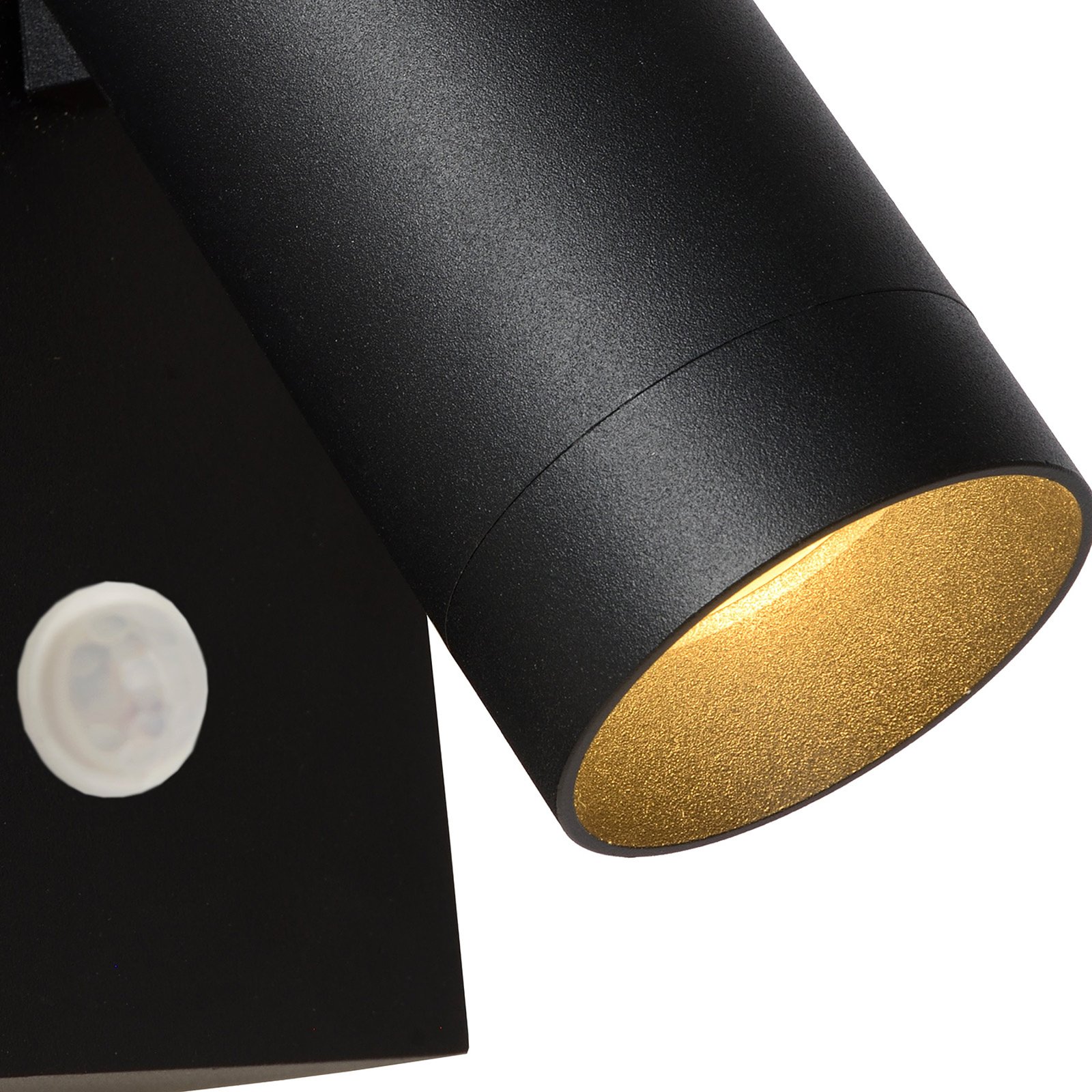 Outdoor wall spotlight Taylor Sensor, 1-bulb black