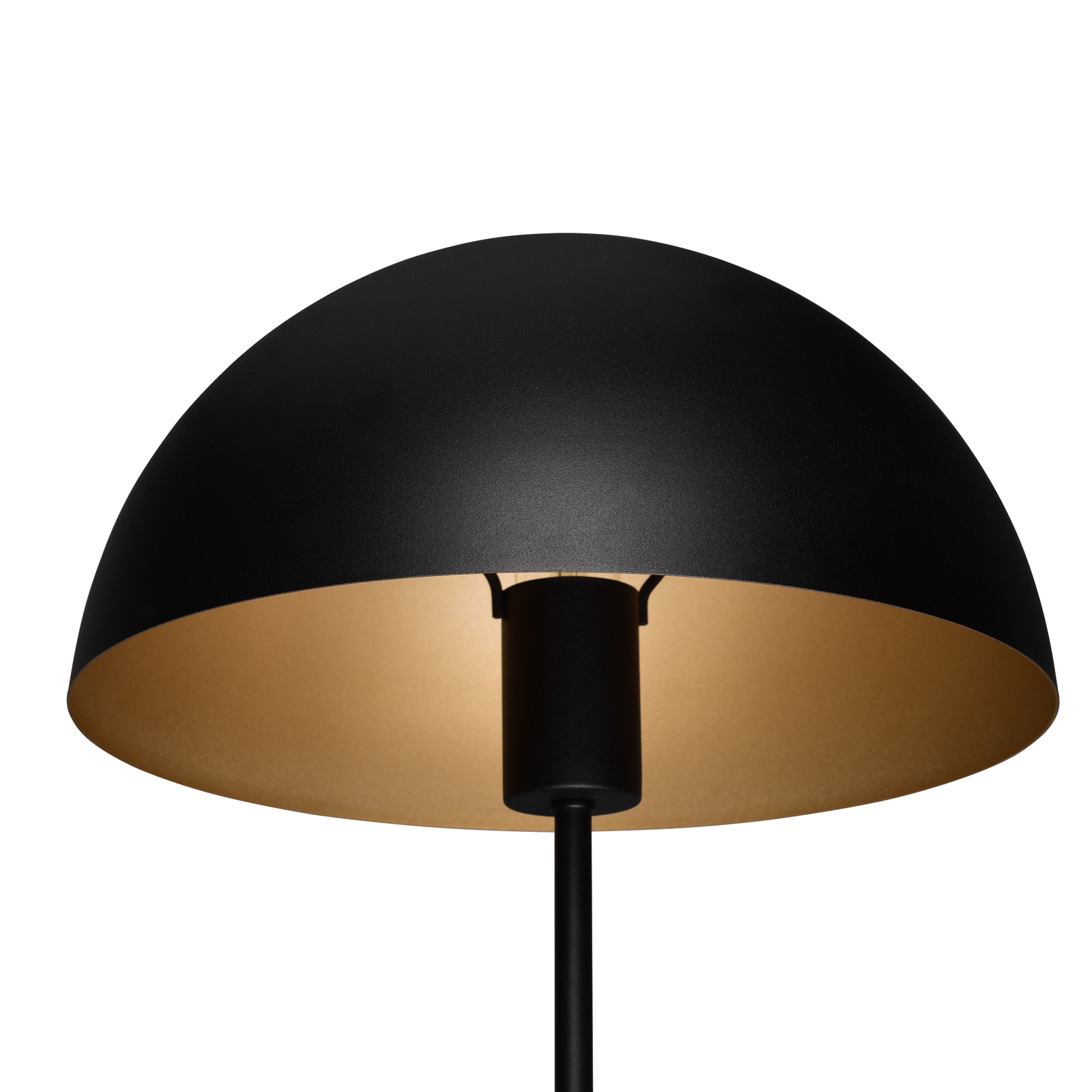 Lampă de masă Nola, înălțime 45 cm, negru/auriu