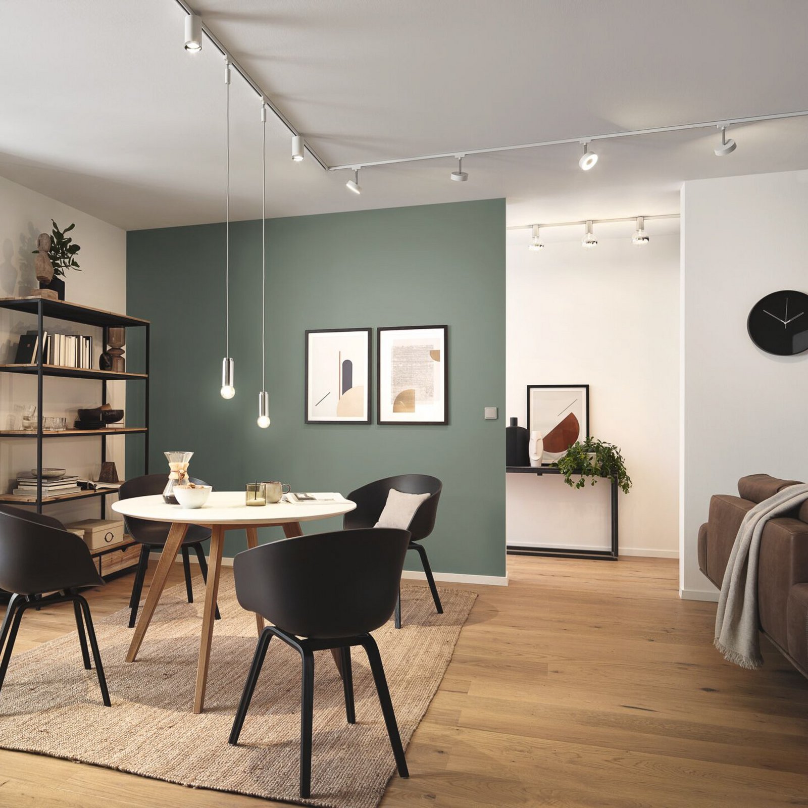 Paulmann URail elektros bėgis, signalinis baltas, ilgis 1 m, aliuminis