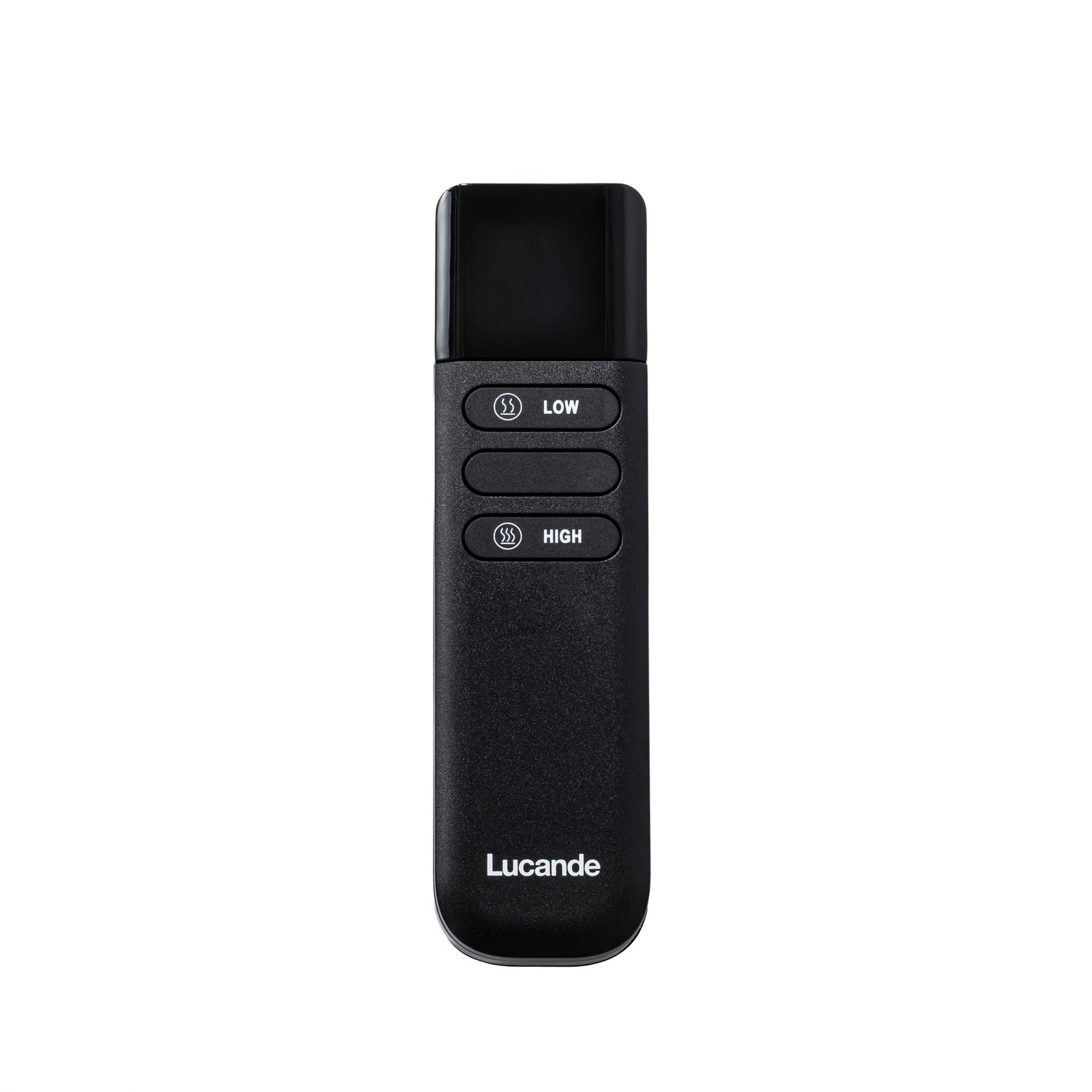 Lucande Vamio staande terrasverwarmer, zwart, 210 cm, afstandsbediening Lucande Vamio staande terrasverwarmer, zwart, 210 cm, afstandsbediening