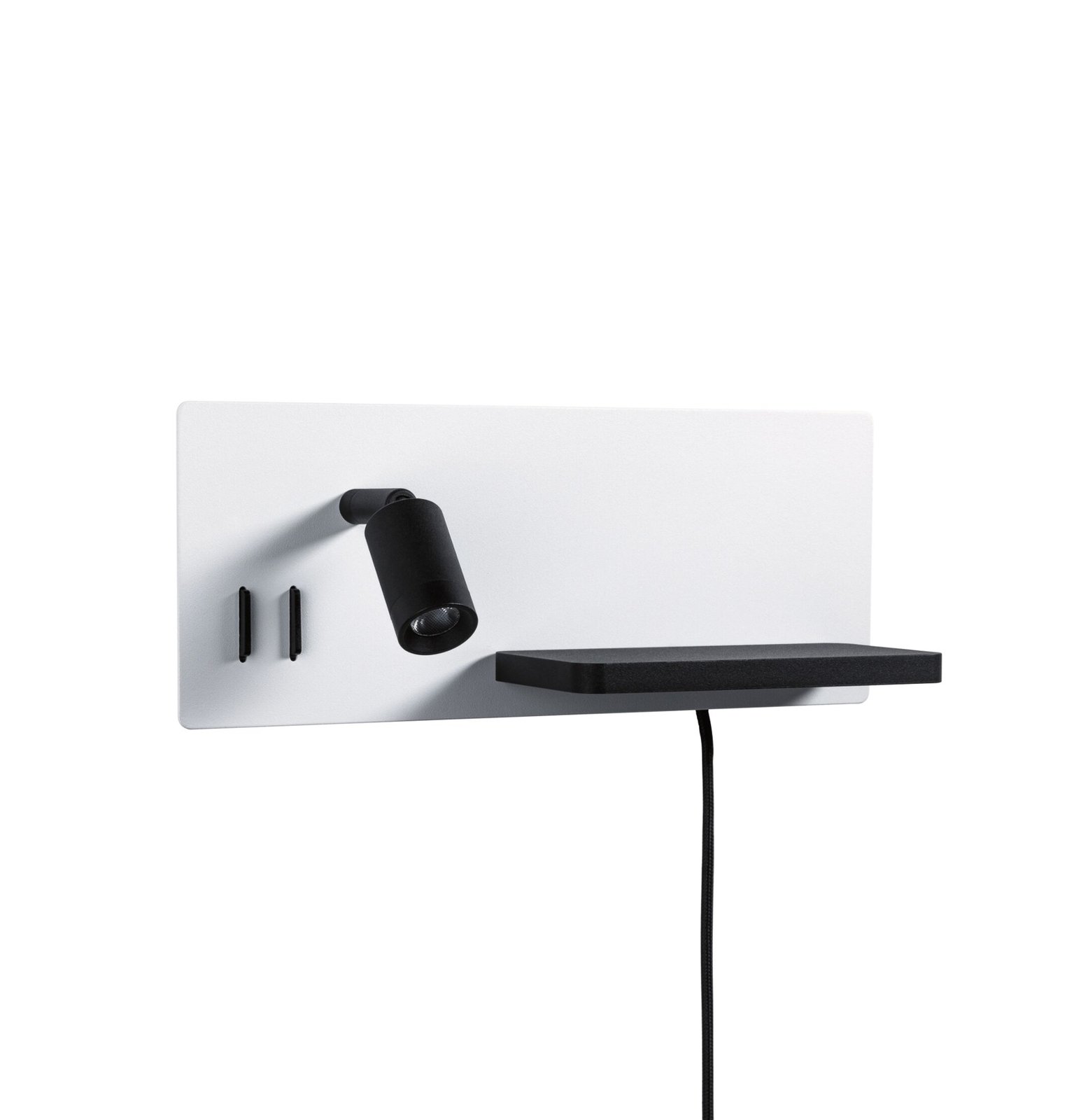 Serra LED Vägglampa USB C Dim. Left Side Matt Vit/Matt Svart - Paulmann