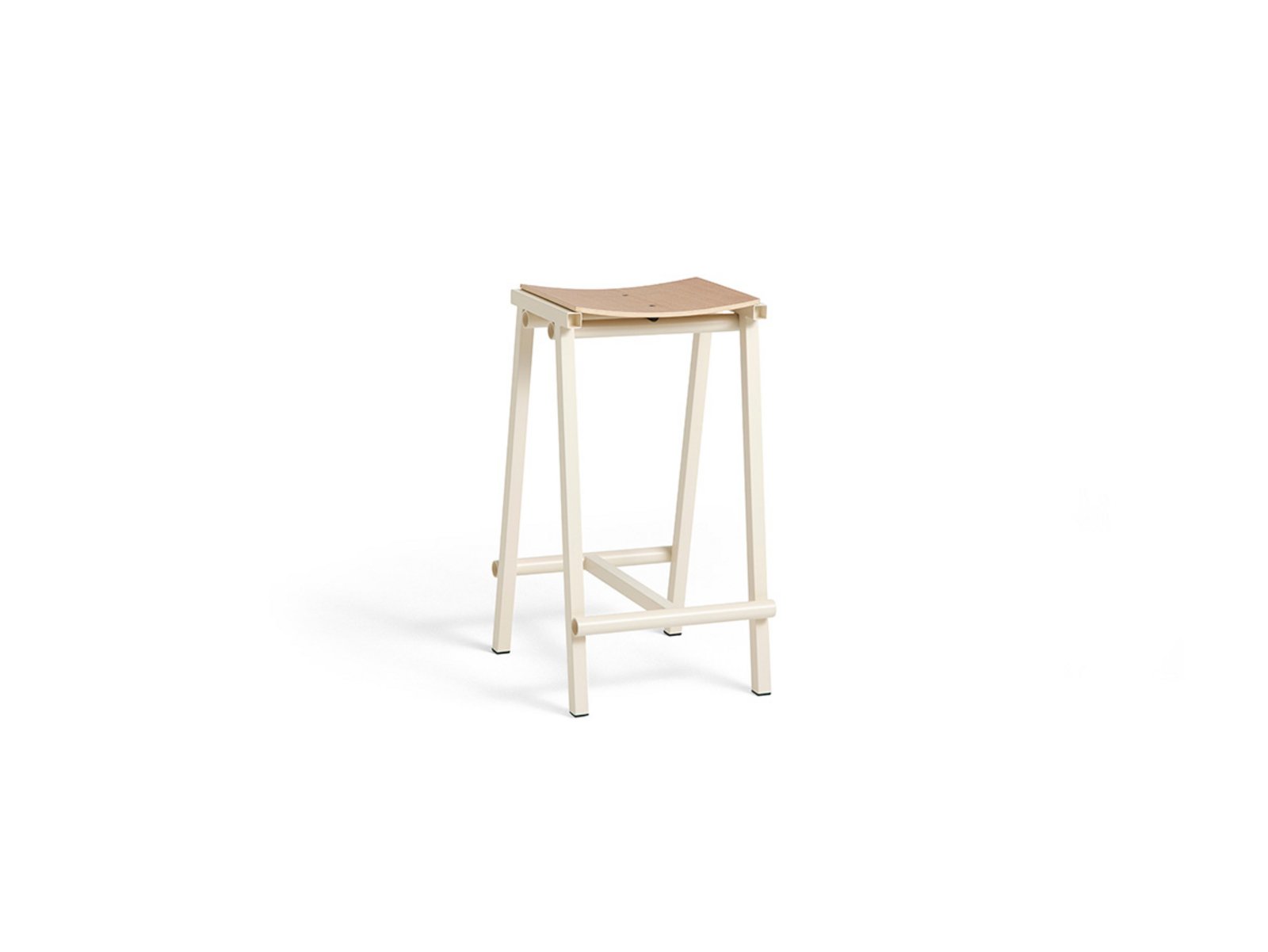 Taburete 8 Bar Stool Low Eggshell - Hay