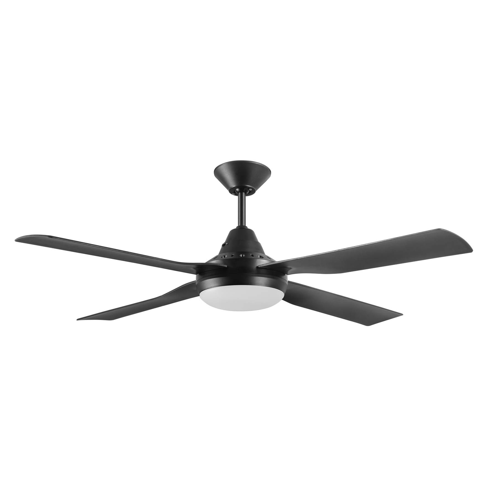 Moonah LED ceiling fan, black
