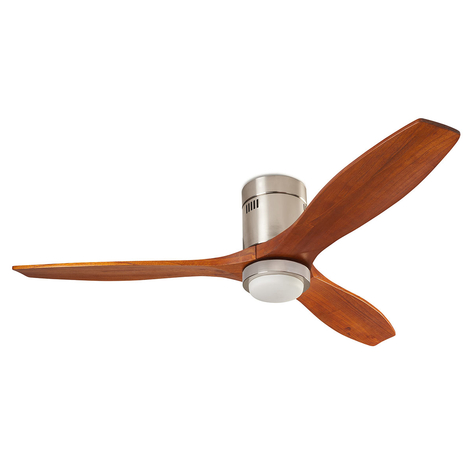 Deckenventilator Stem mit Licht, DC, Holz dunkel