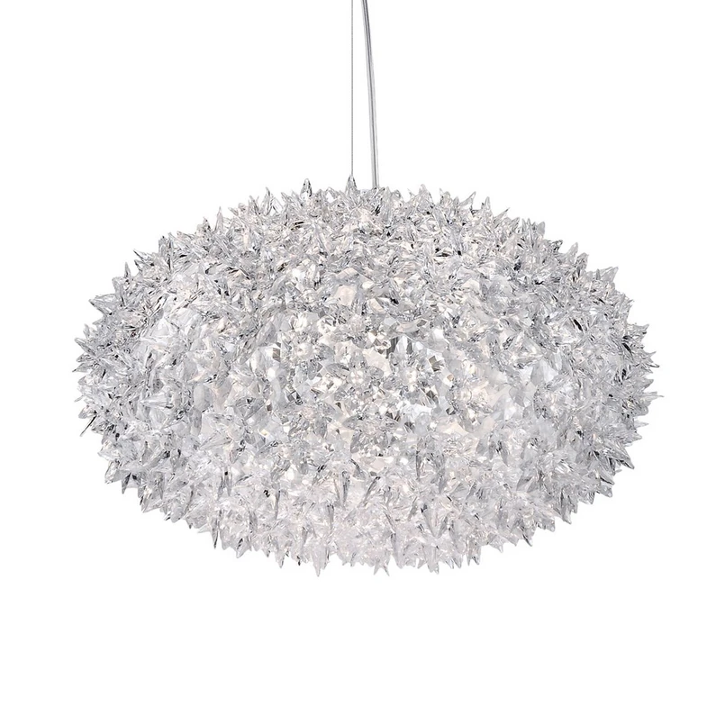 Kartell - Bloom S1 Pendelleuchte Crystal